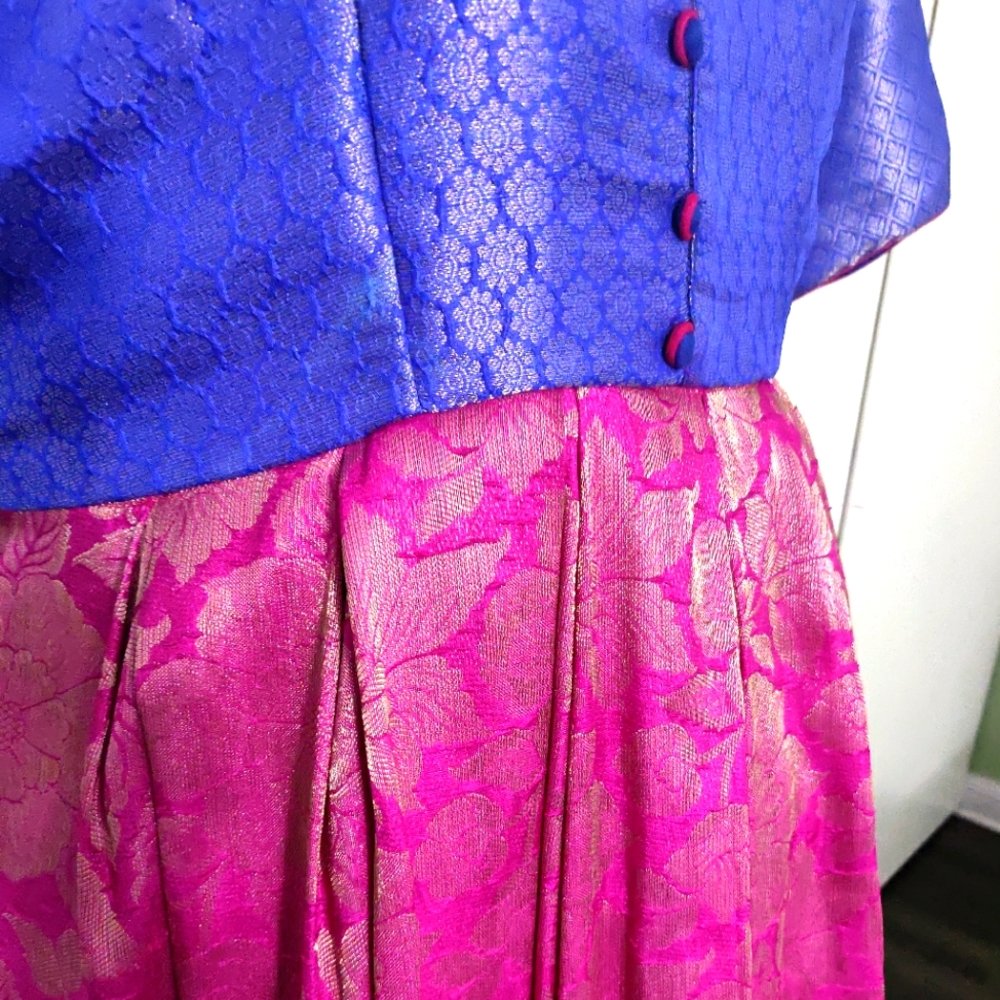 Brand New frock in Banaras fabric